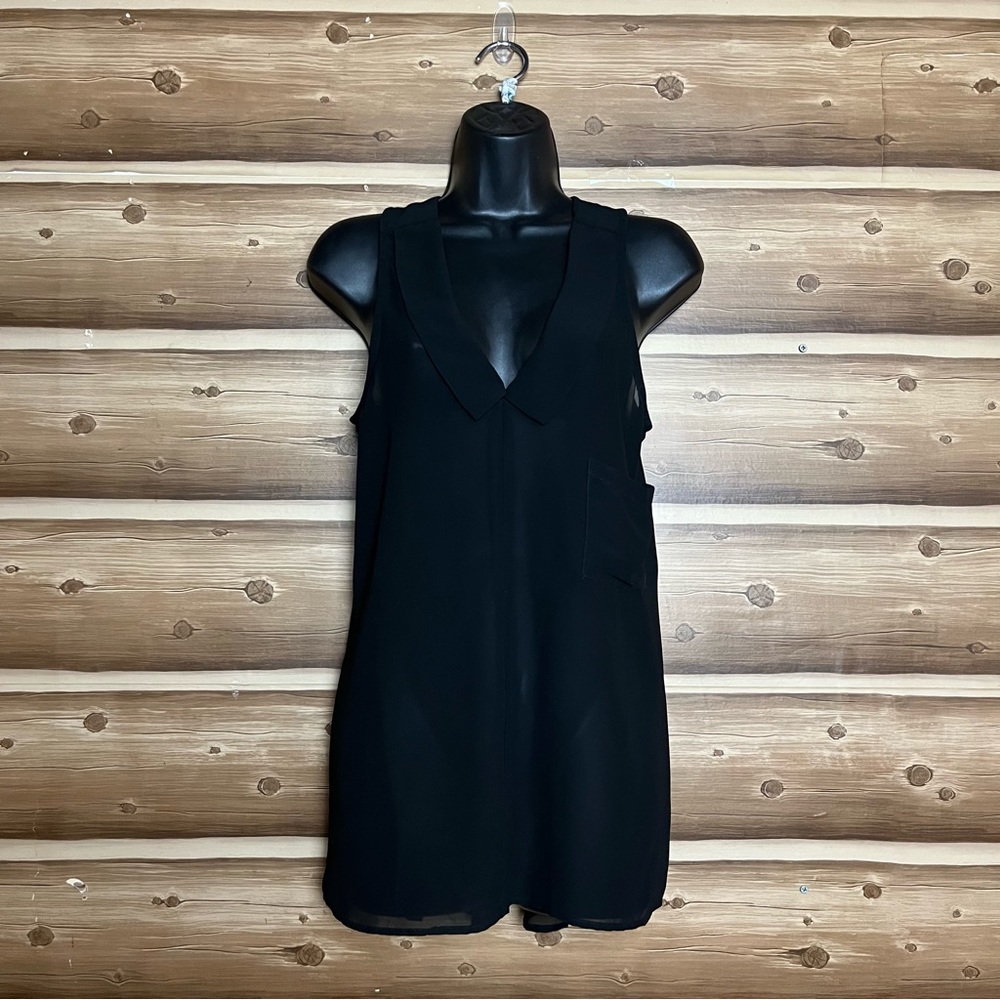 5/$20 Love stitch women black blouse size M - Picture 5 of 10